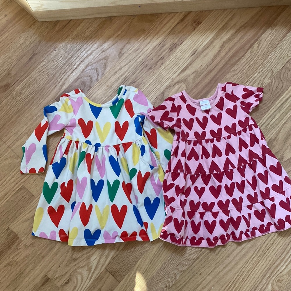 Adorable heart dresses